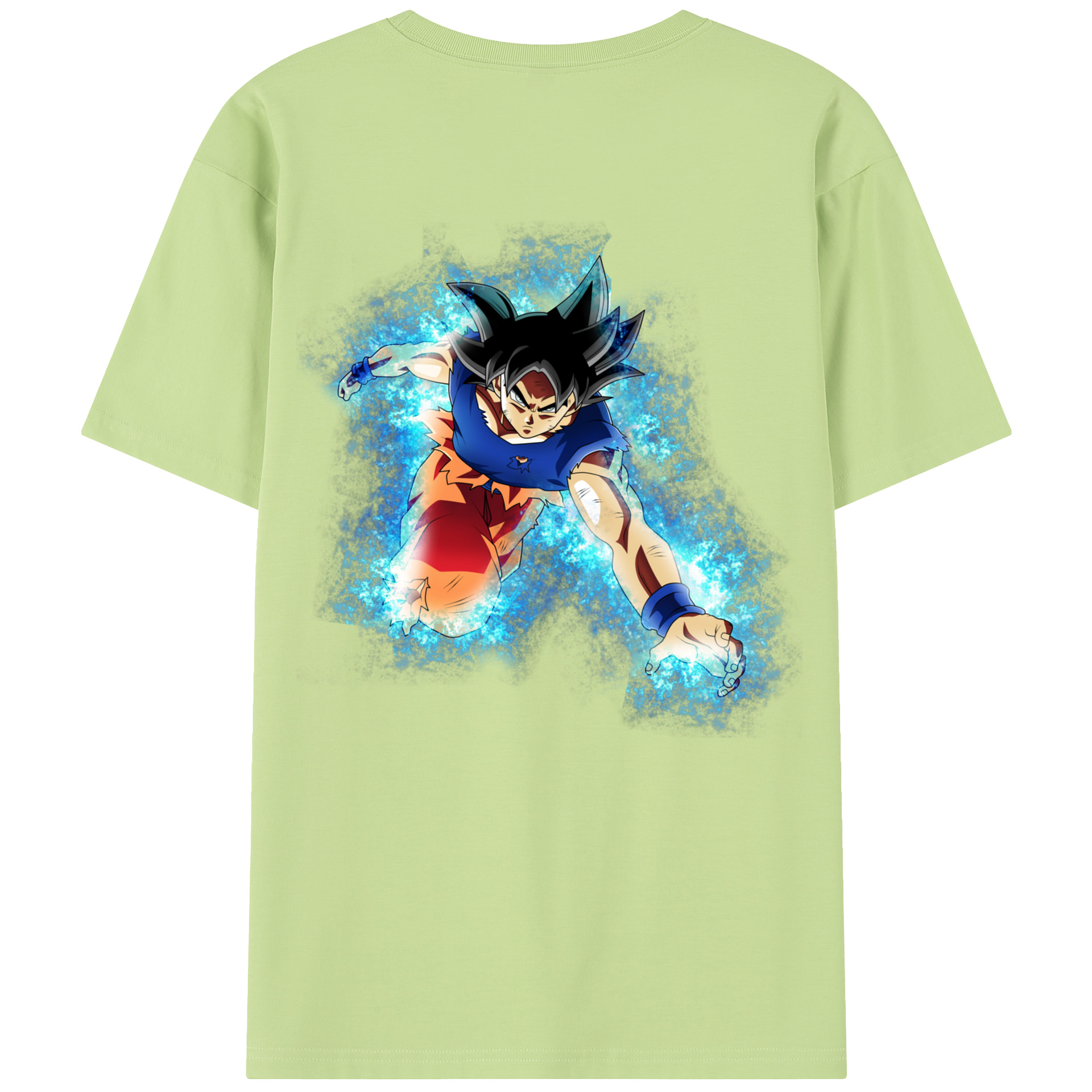 （画像用） ドラゴンボール 孫悟空（そん ごくう）Son Goku カカロット DRAGON BALL Kakarotto 綿100％半袖Tシャツ（背面プリント）